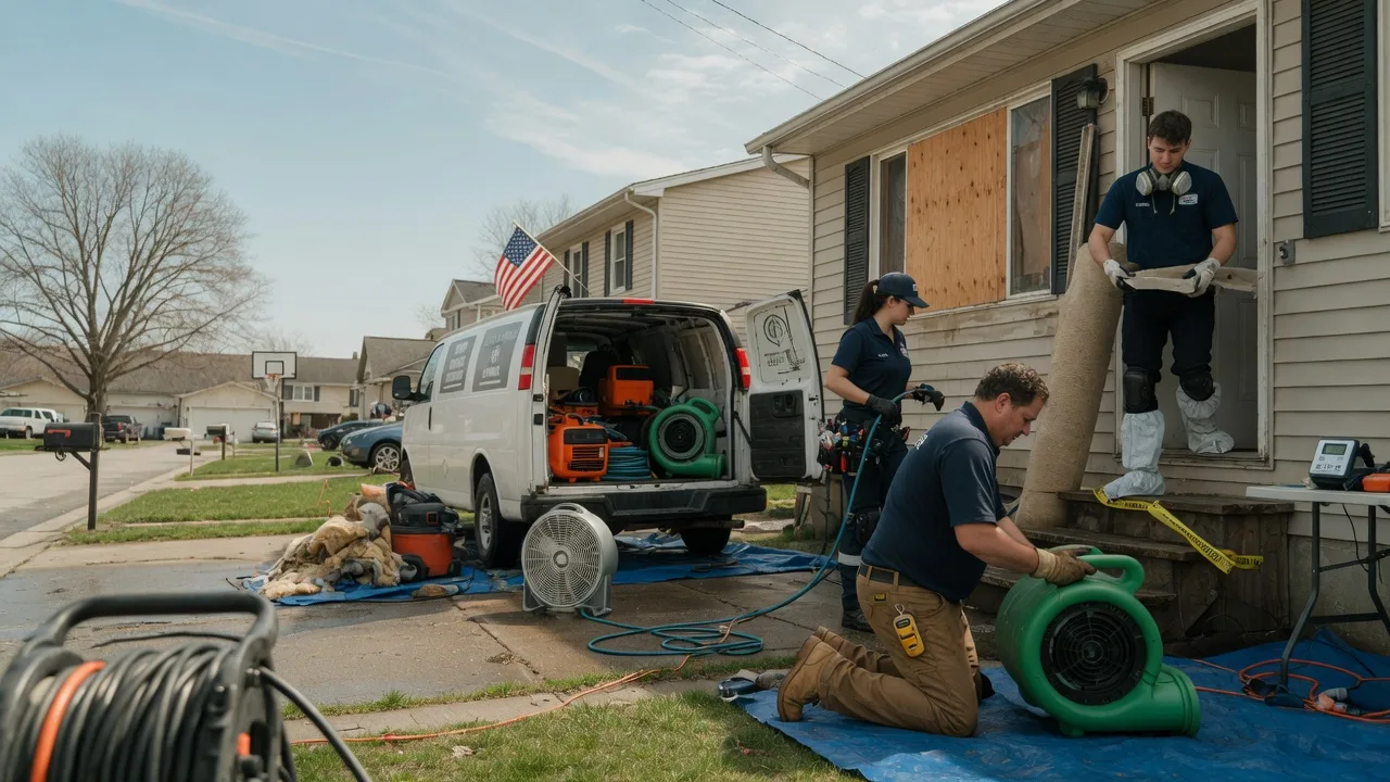 Water Damage Restoration in Worthington, IN near me
